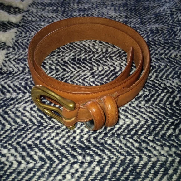 Donna Katz Vintage Braided Brown Leather Belt with Silver Brass Buckle Med Donna Katz | Accessories | Donna Katz Genuine Bonded Leather  main image 3